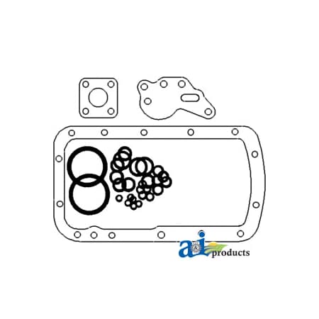 A & I Products Hydraulic Lift Cover Repair Kit 16" x9" x0.1" A-3B5354